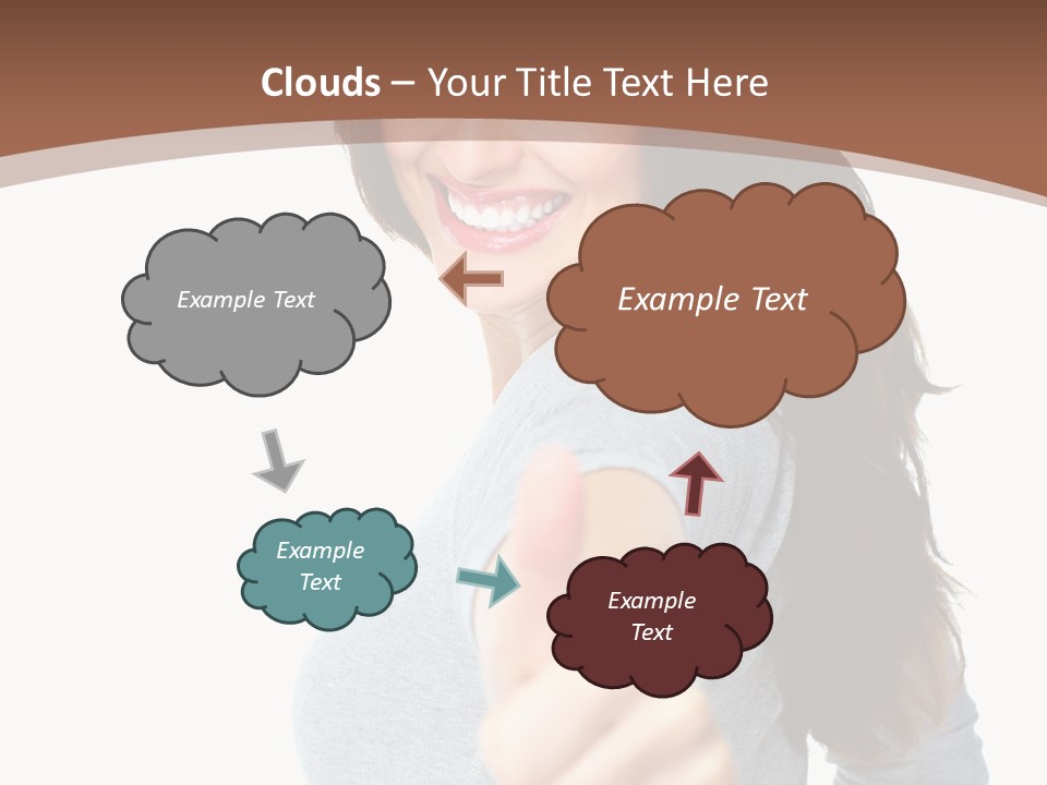 Closeup Winner People PowerPoint Template