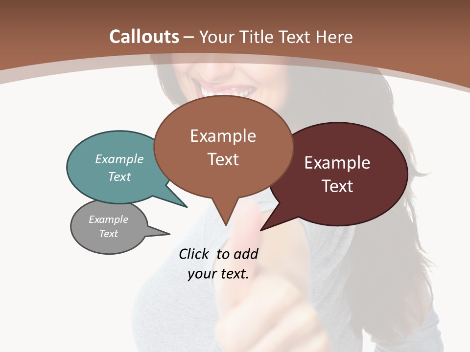 Closeup Winner People PowerPoint Template