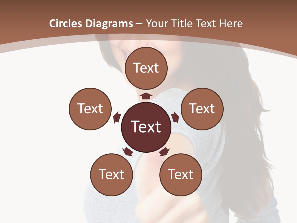 Closeup Winner People PowerPoint Template