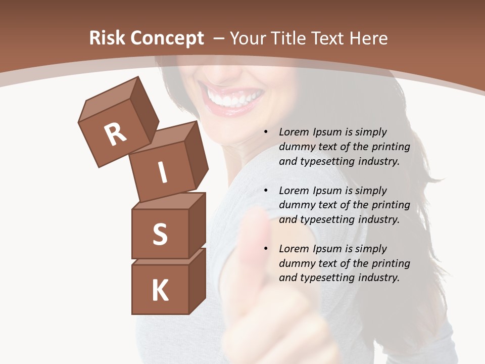 Closeup Winner People PowerPoint Template