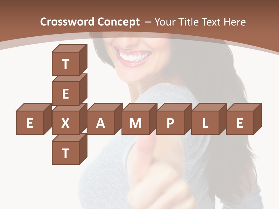 Closeup Winner People PowerPoint Template