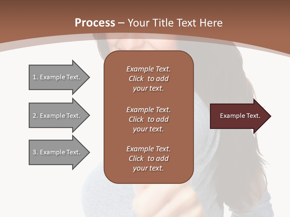 Closeup Winner People PowerPoint Template