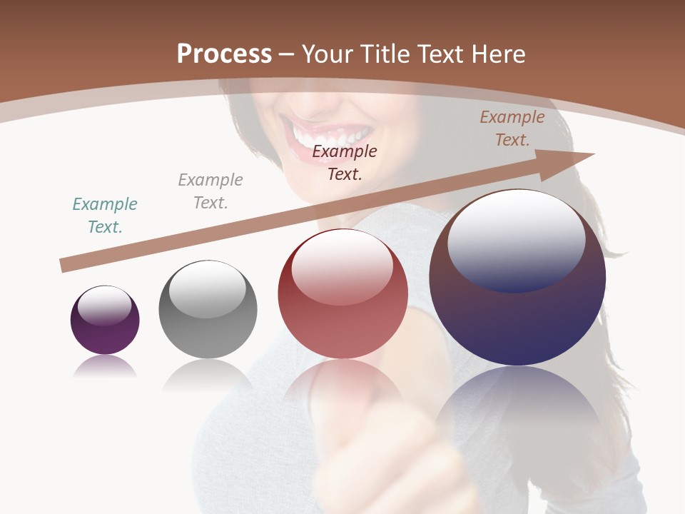 Closeup Winner People PowerPoint Template