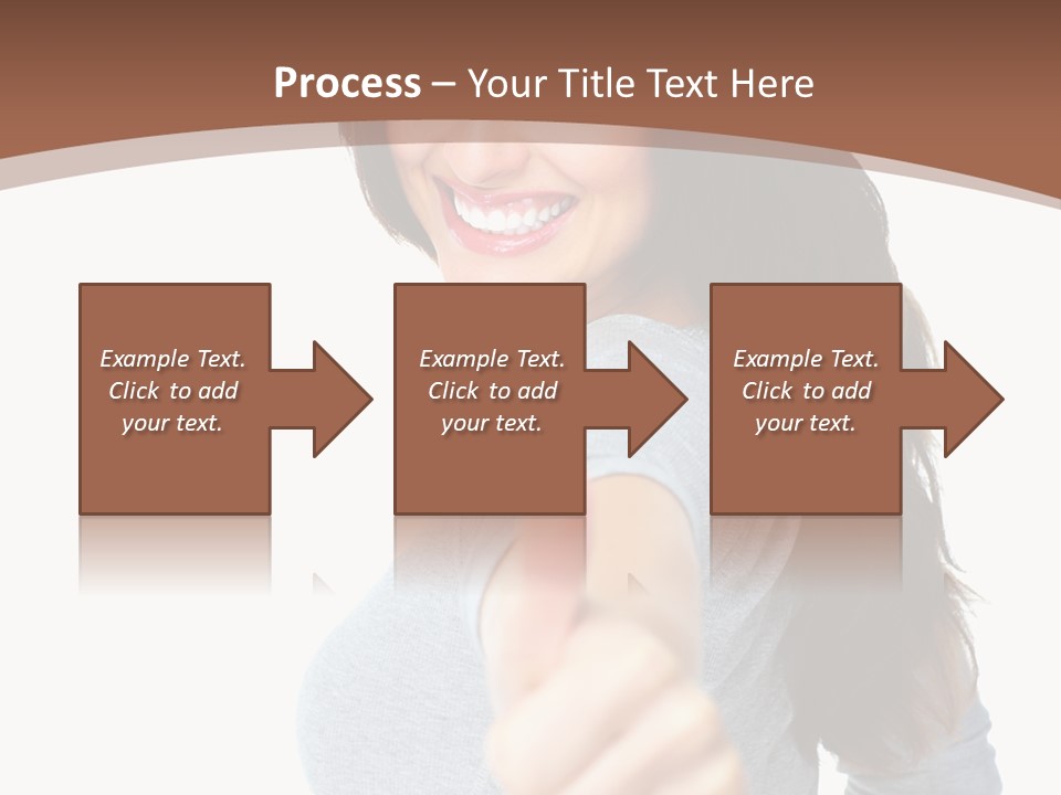 Closeup Winner People PowerPoint Template