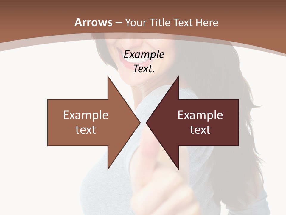 Closeup Winner People PowerPoint Template