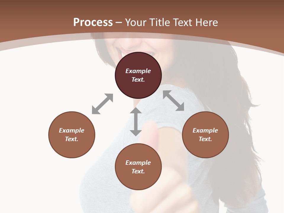 Closeup Winner People PowerPoint Template