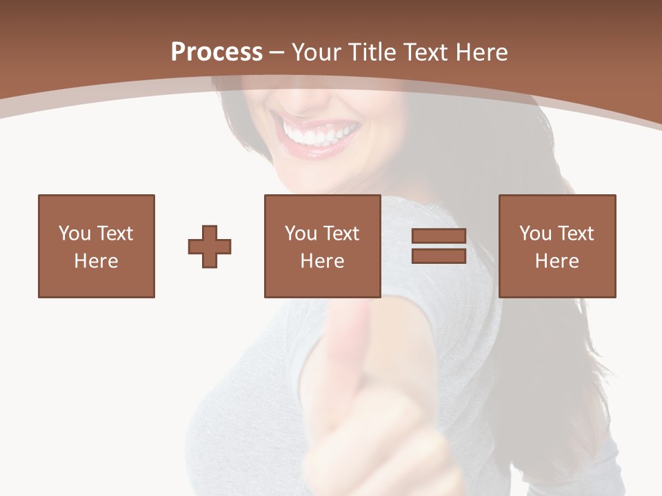 Closeup Winner People PowerPoint Template