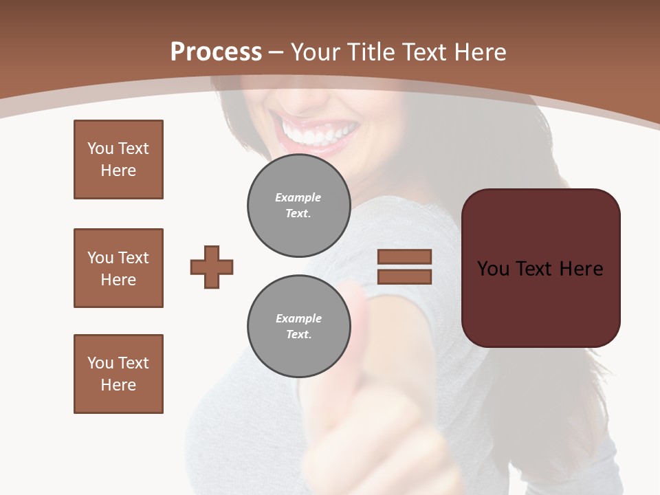 Closeup Winner People PowerPoint Template