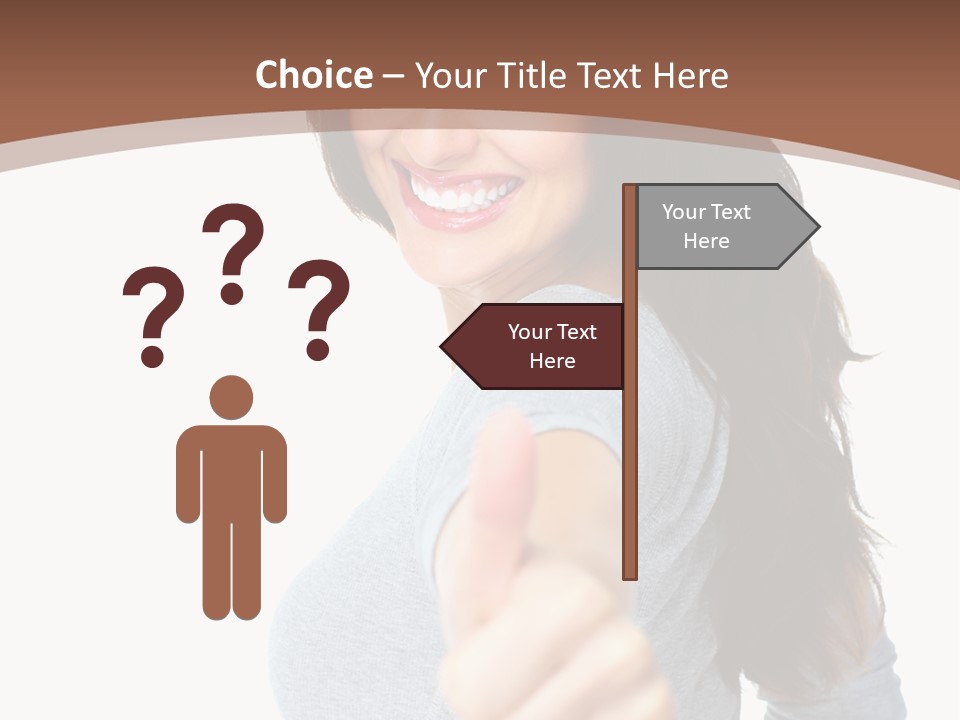 Closeup Winner People PowerPoint Template