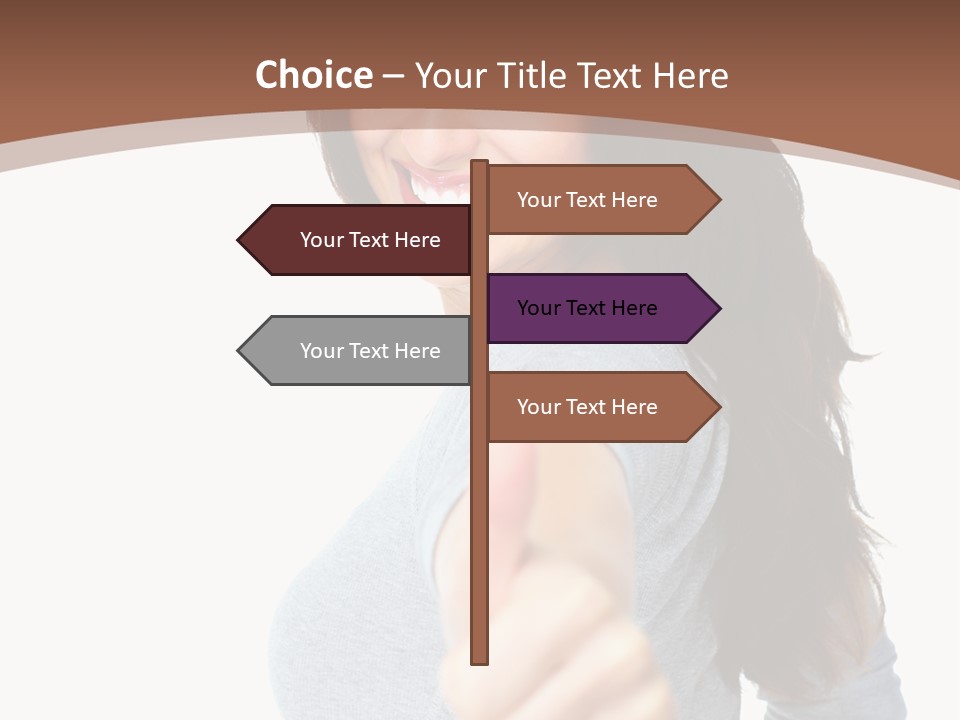 Closeup Winner People PowerPoint Template