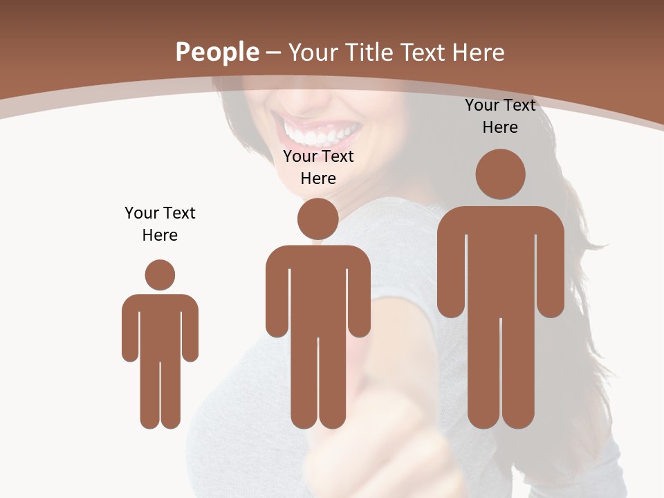 Closeup Winner People PowerPoint Template