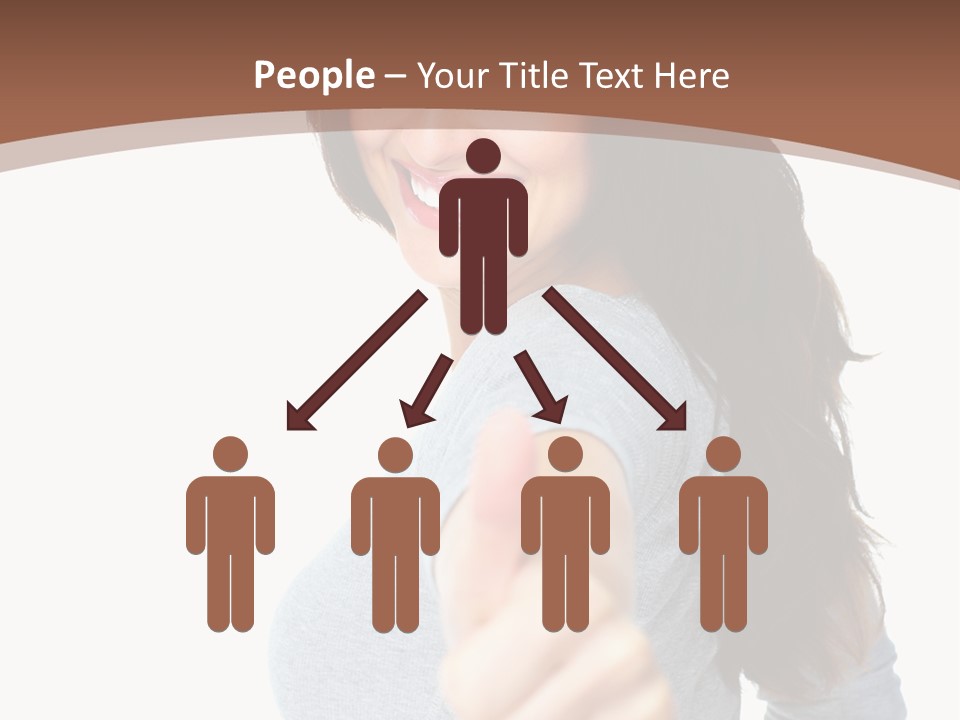 Closeup Winner People PowerPoint Template