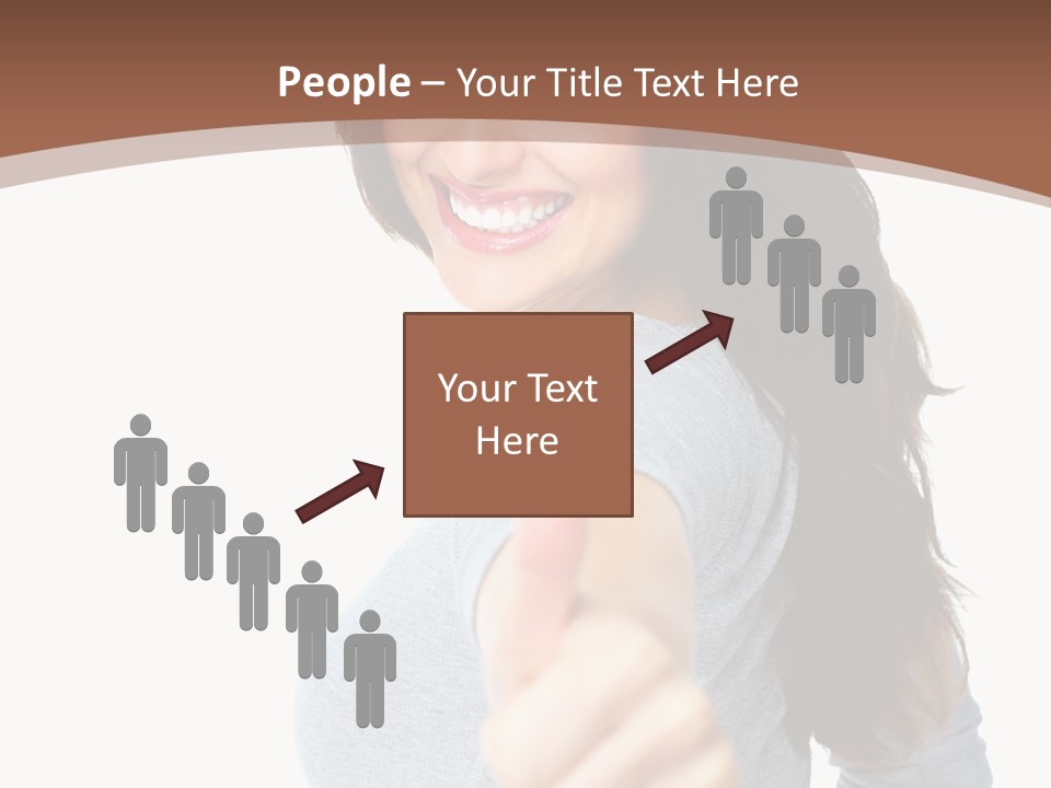 Closeup Winner People PowerPoint Template