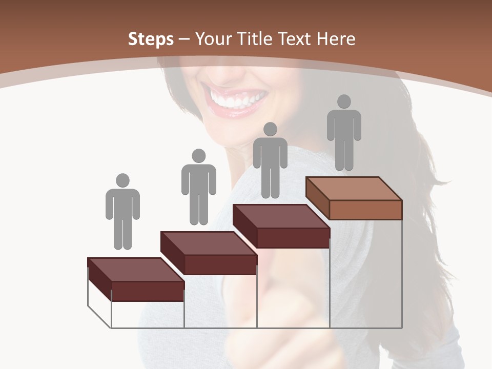 Closeup Winner People PowerPoint Template