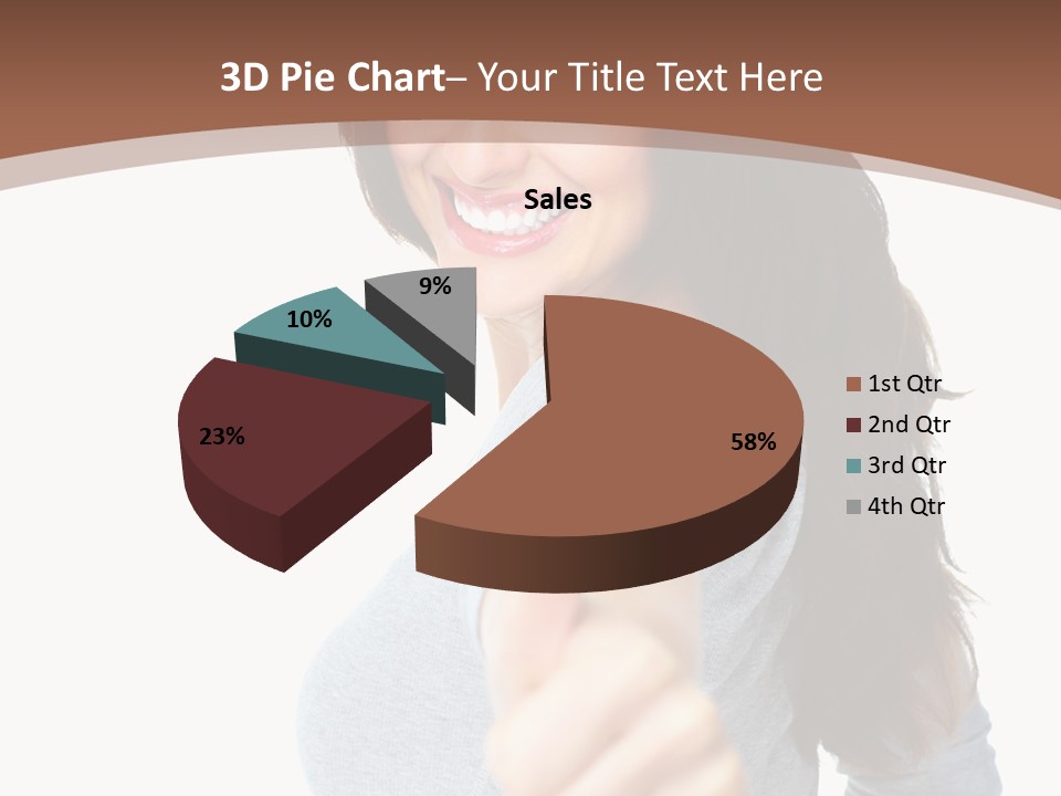 Closeup Winner People PowerPoint Template