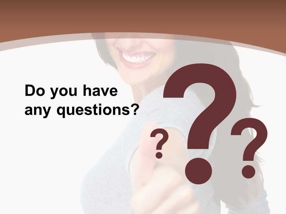 Closeup Winner People PowerPoint Template