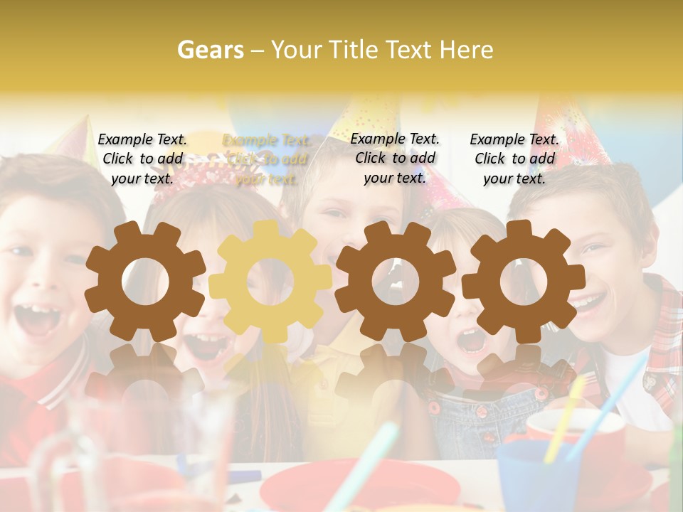 Child People Offspring PowerPoint Template