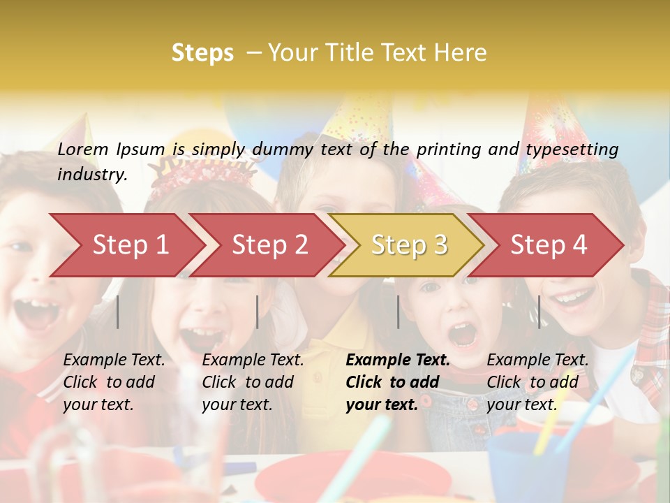 Child People Offspring PowerPoint Template