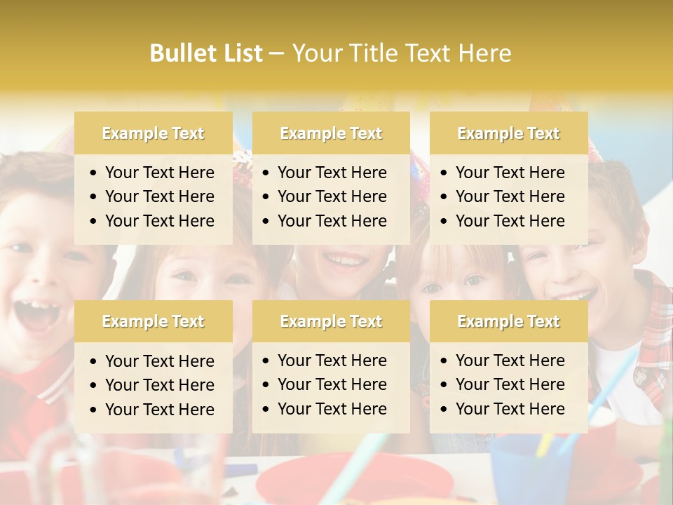 Child People Offspring PowerPoint Template