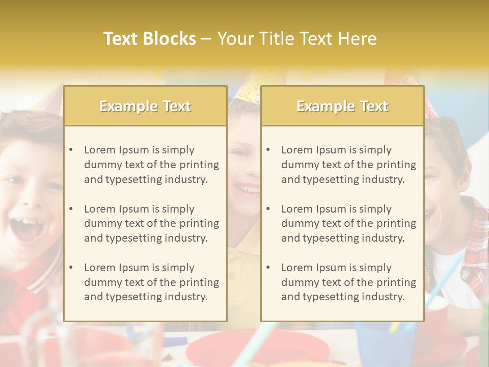 Child People Offspring PowerPoint Template