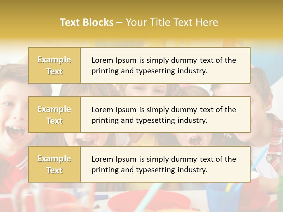 Child People Offspring PowerPoint Template
