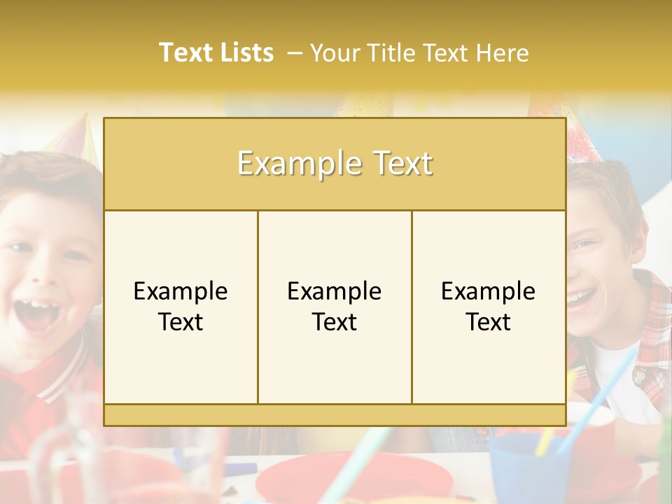 Child People Offspring PowerPoint Template