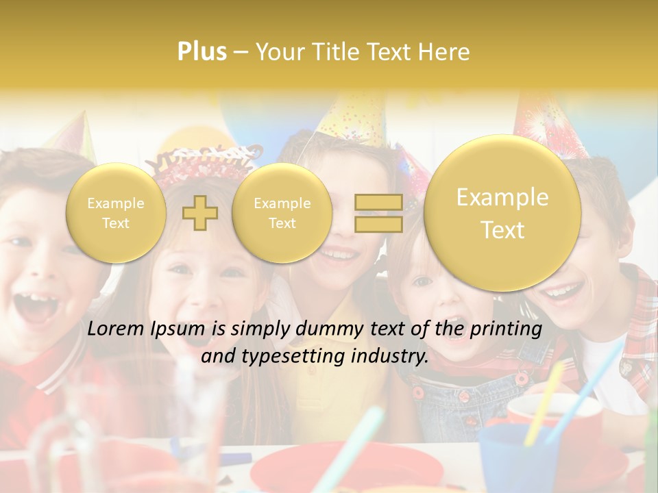 Child People Offspring PowerPoint Template