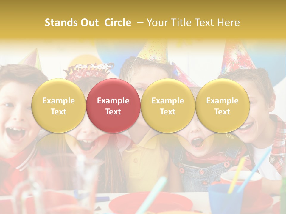 Child People Offspring PowerPoint Template