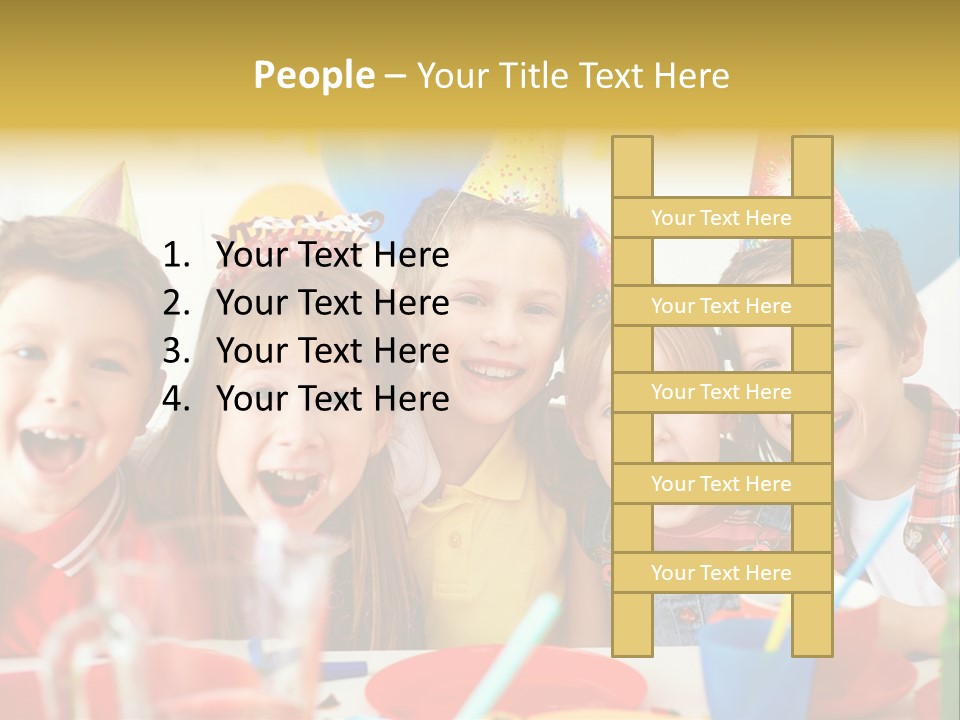 Child People Offspring PowerPoint Template