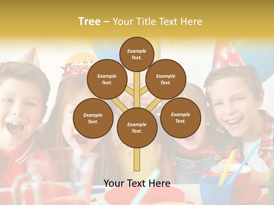 Child People Offspring PowerPoint Template