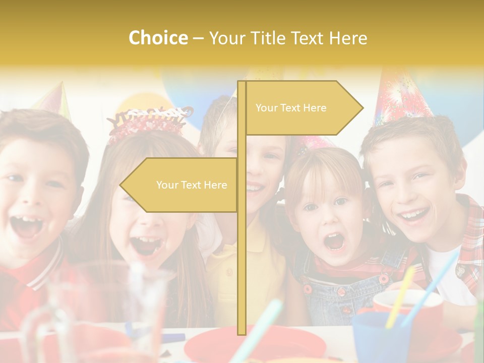 Child People Offspring PowerPoint Template