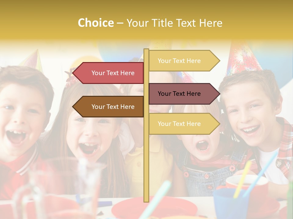 Child People Offspring PowerPoint Template