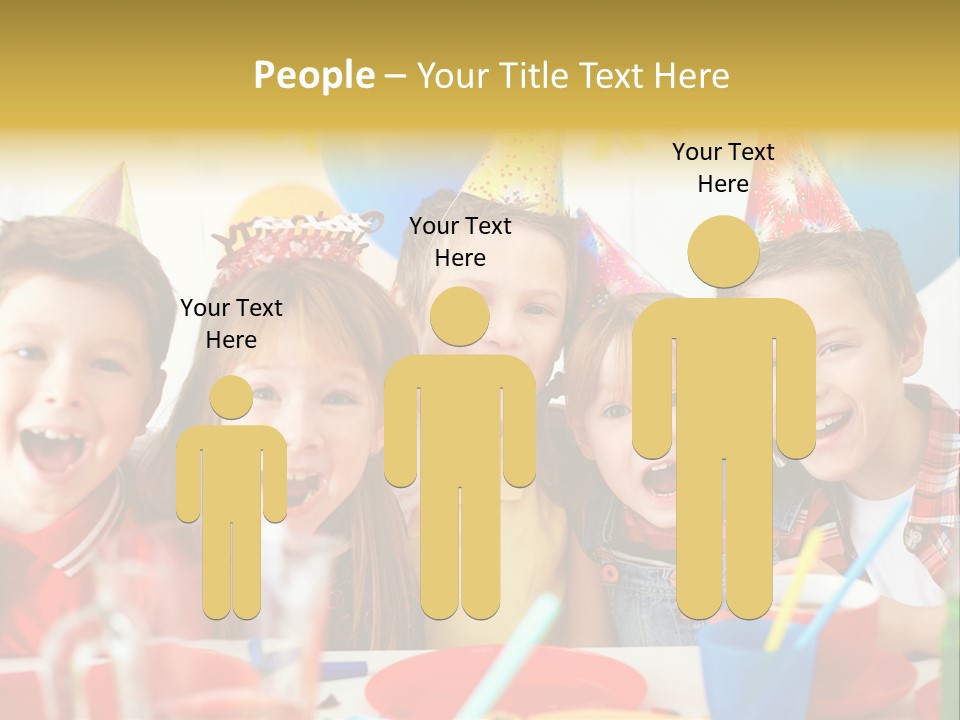 Child People Offspring PowerPoint Template