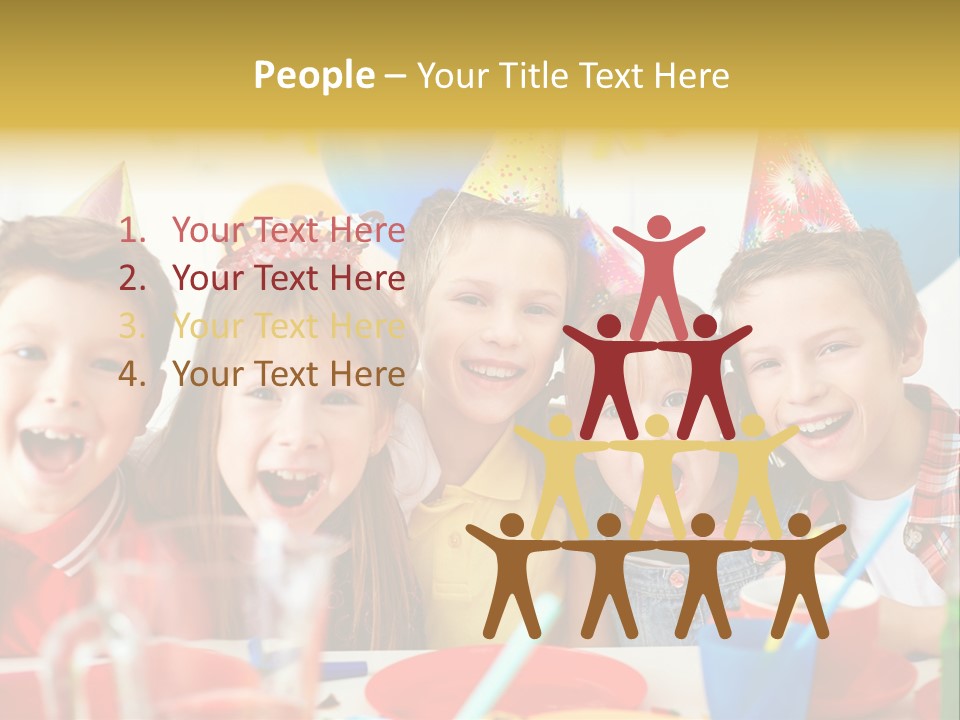 Child People Offspring PowerPoint Template