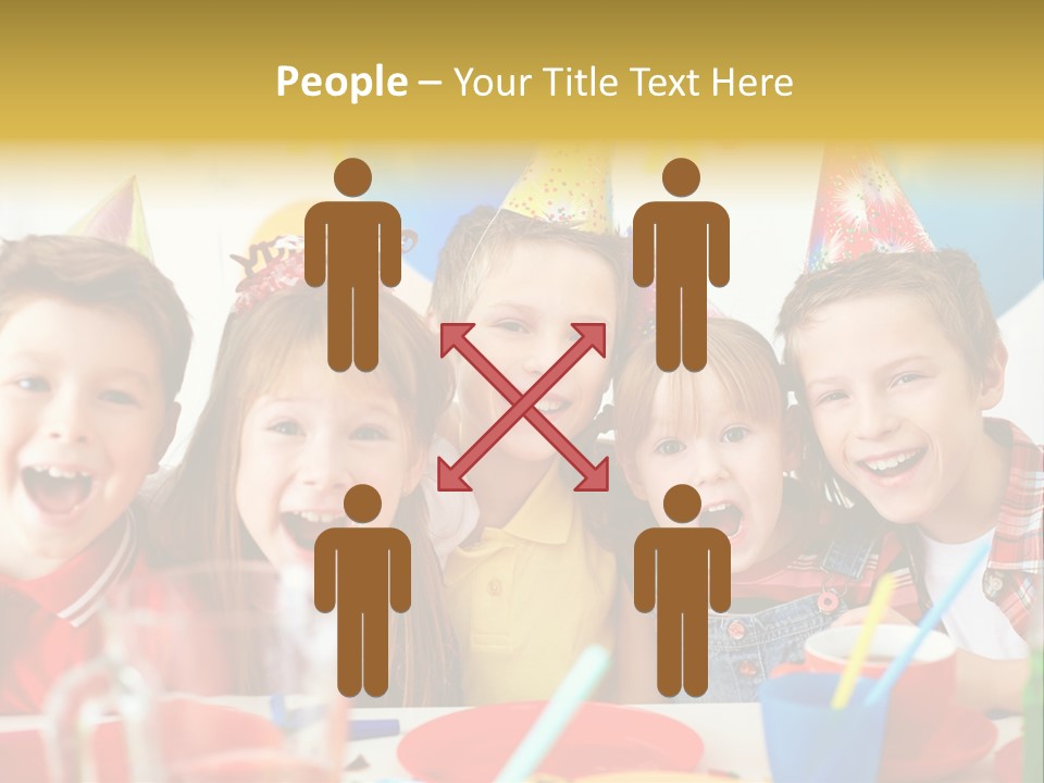 Child People Offspring PowerPoint Template