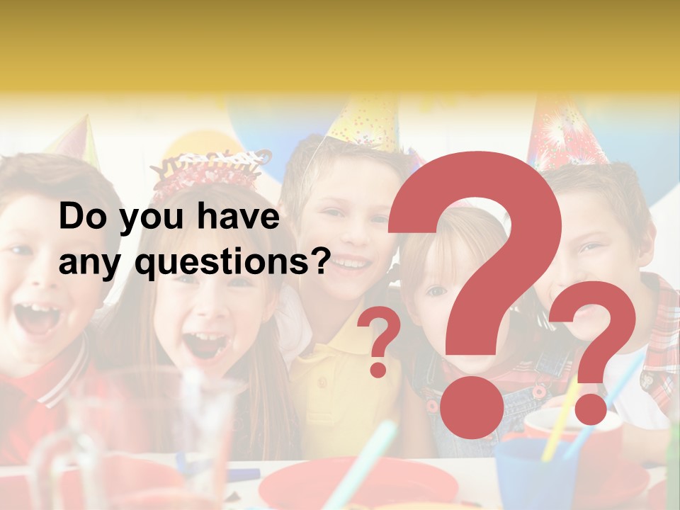 Child People Offspring PowerPoint Template