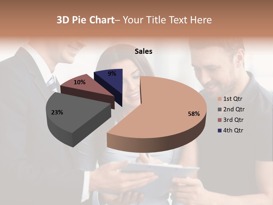 Happiness Selling Car PowerPoint Template