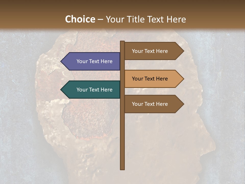 Dealing With Dementia Senior Adult Rusting PowerPoint Template