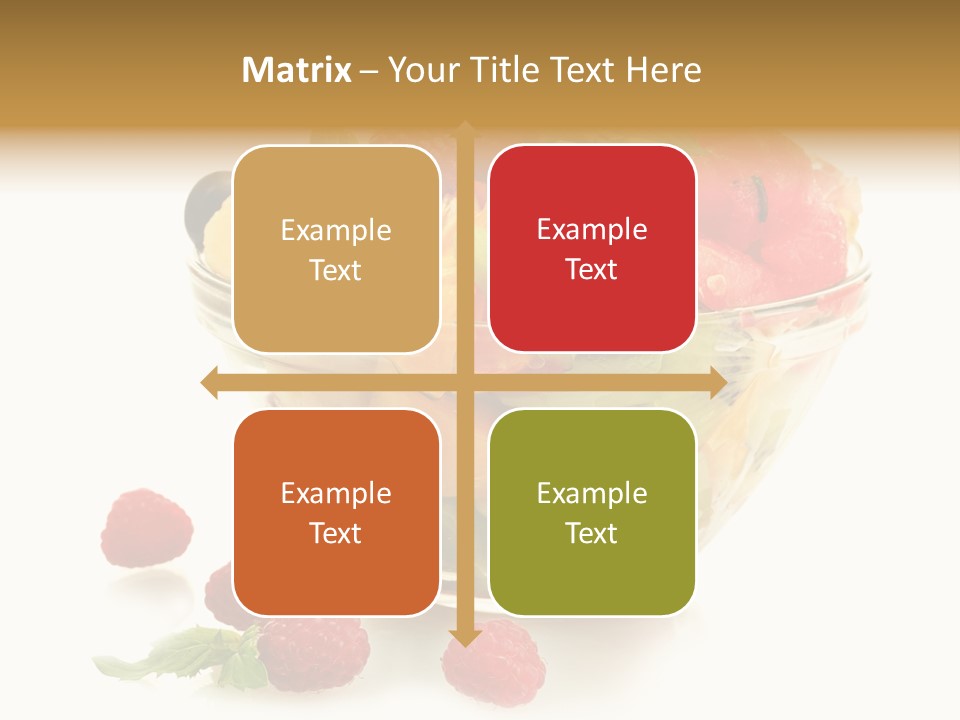 Cocktail Yellow Variety PowerPoint Template