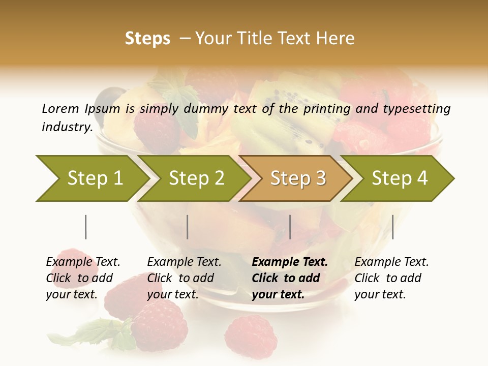 Cocktail Yellow Variety PowerPoint Template