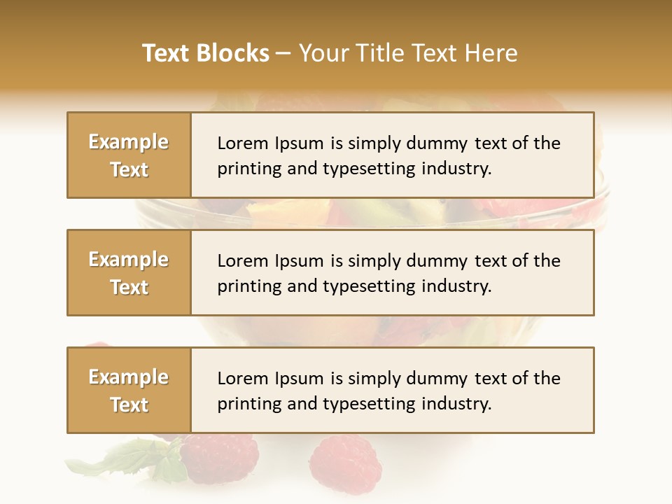 Cocktail Yellow Variety PowerPoint Template