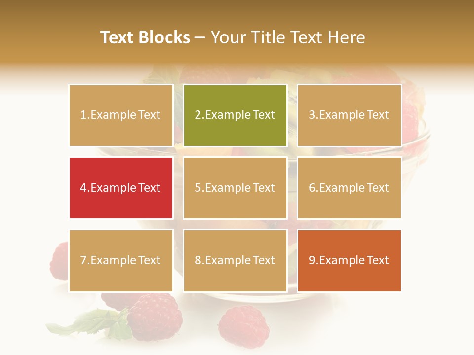 Cocktail Yellow Variety PowerPoint Template