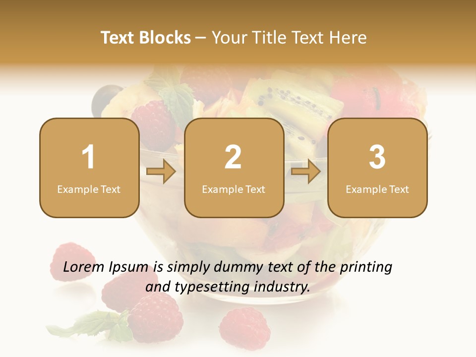Cocktail Yellow Variety PowerPoint Template