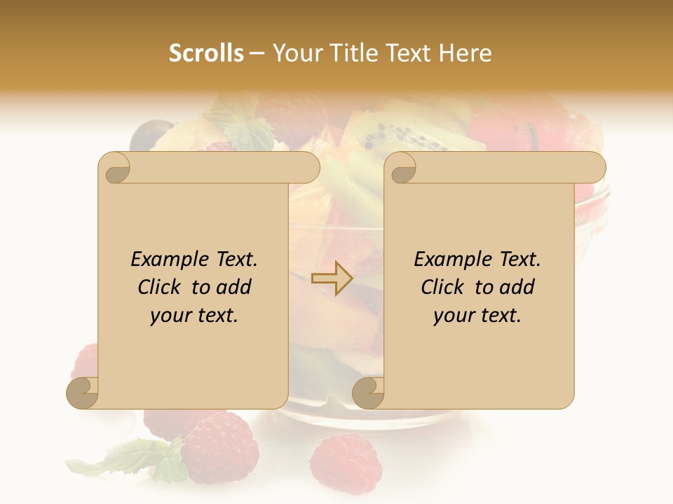 Cocktail Yellow Variety PowerPoint Template