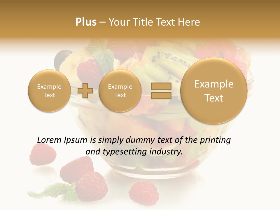 Cocktail Yellow Variety PowerPoint Template