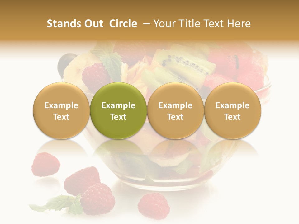 Cocktail Yellow Variety PowerPoint Template