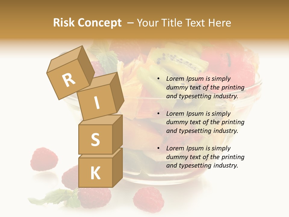 Cocktail Yellow Variety PowerPoint Template