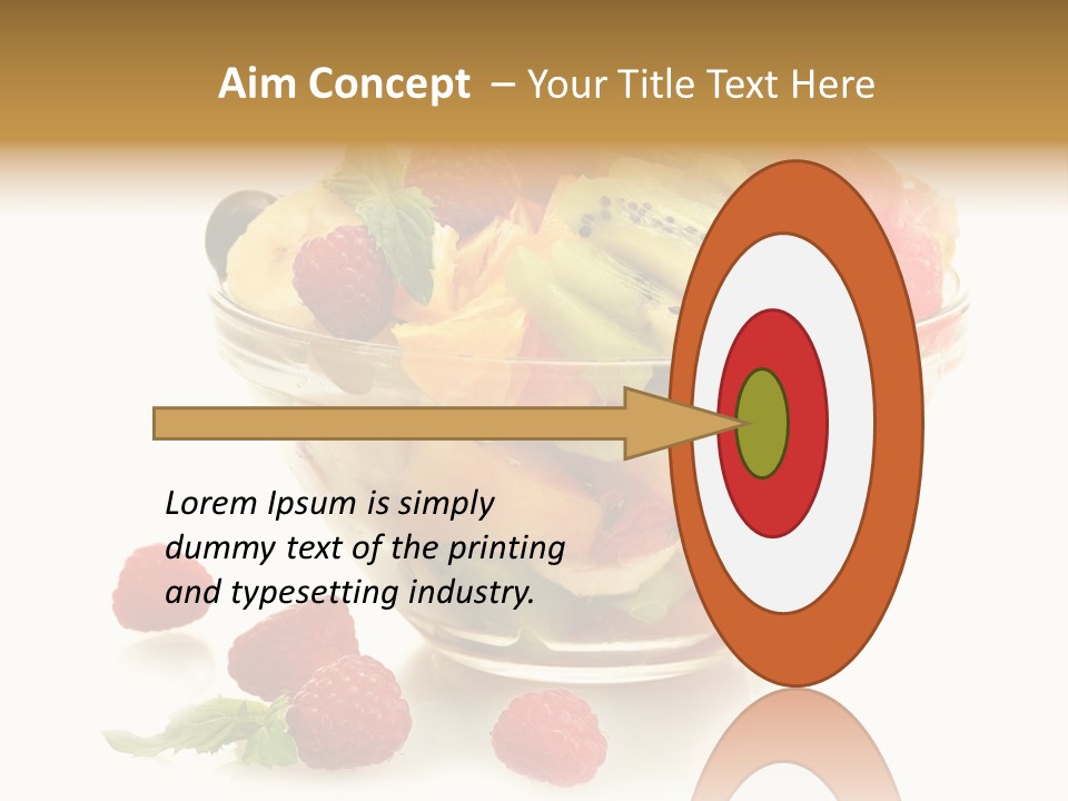 Cocktail Yellow Variety PowerPoint Template