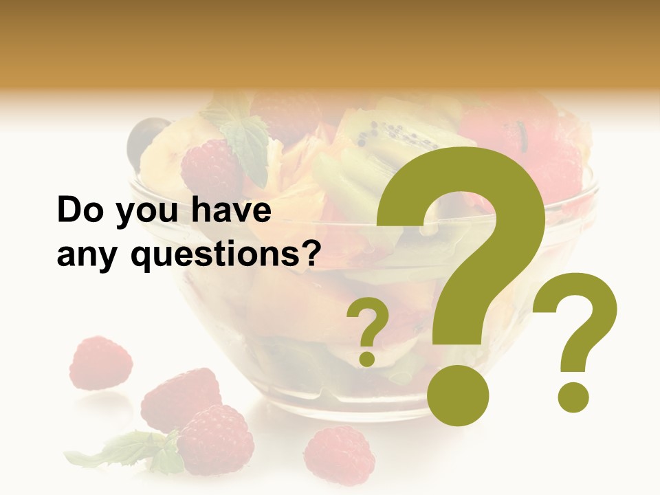 Cocktail Yellow Variety PowerPoint Template