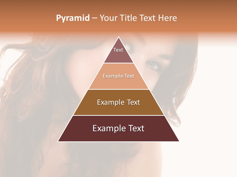 Brunette Portrait Apply PowerPoint Template